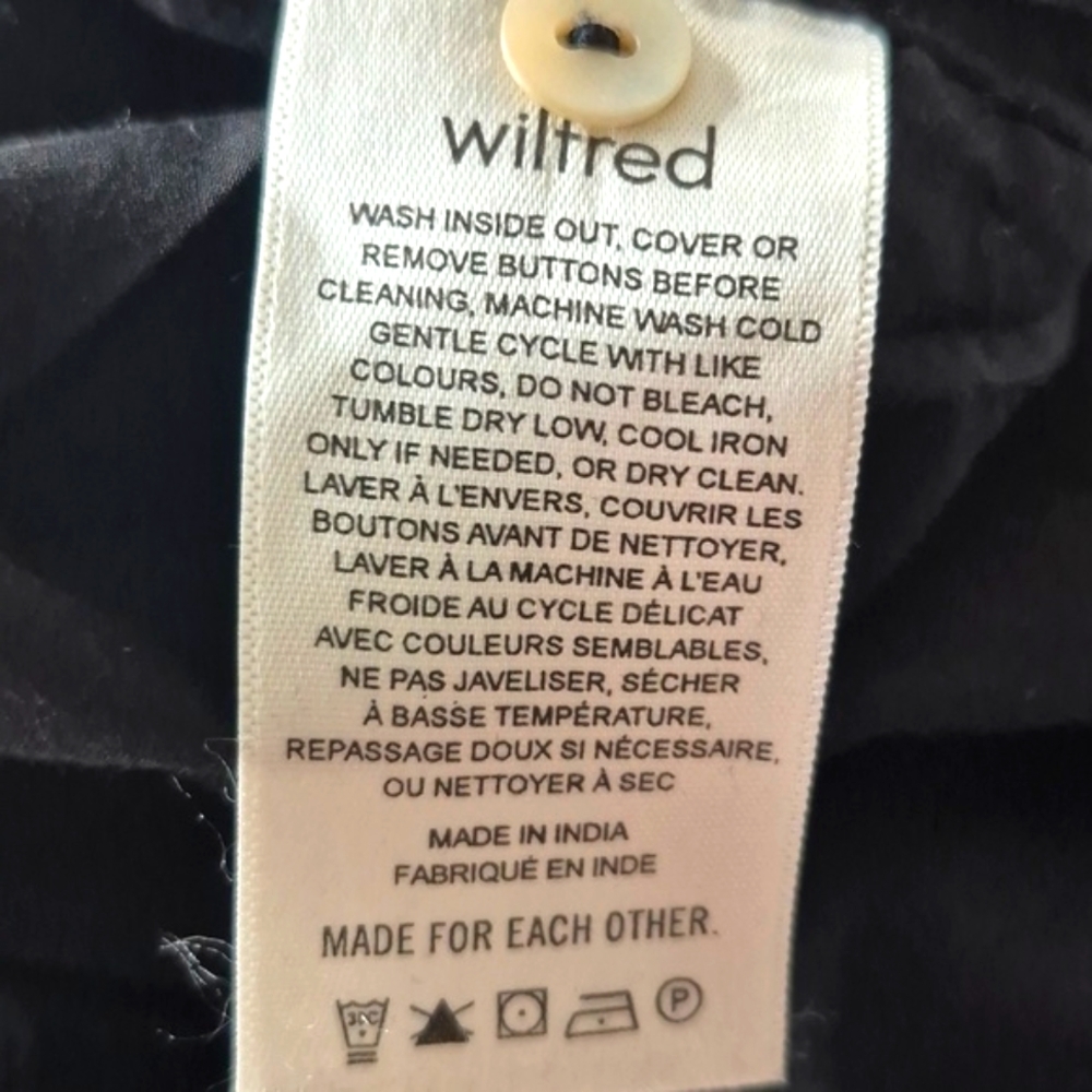 Aritzia Wilfred La Boheme Elia Black Minidress Size XS - Picture 9 of 12